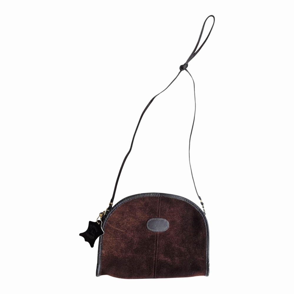 Vintage ETRA Brown Suede & Leather Women's Bag - Picture 2 of 8